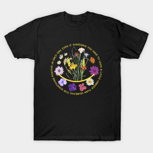 Smile Flowers Vibes T-Shirt